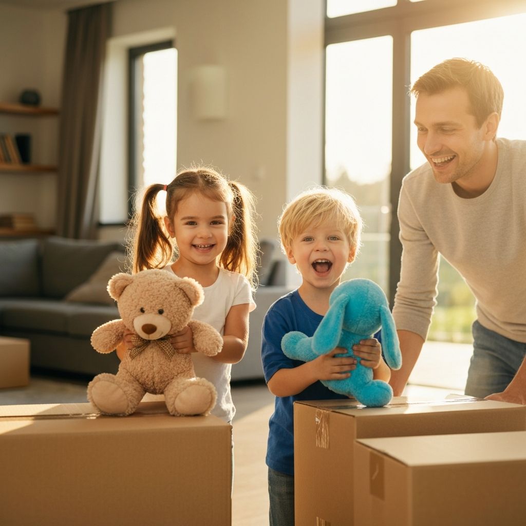 Umzug mit Kindern: So wird es ein Abenteuer